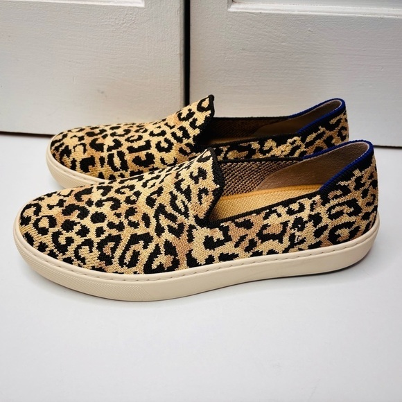 ROTHY’S The Sneaker Camo Cat Slip On Sneakers Size 8 - Picture 2 of 11